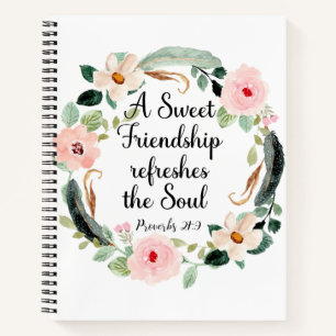 Sweet Friendship verfrist de Soul Floral Notitieboek