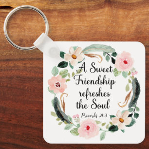 Sweet Friendship verfrist de Soul Floral Sleutelhanger