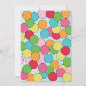 Sweet Fun ! Gumball Thème Anniversaire Invitations (Dos)