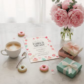 Sweet Galentines Day Invitation Donut Treats