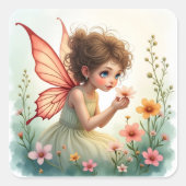 Sweet Garden Fairy Sticker (Voorkant)