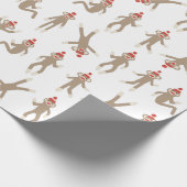 Sweet & Gekke sokaap wit Cadeaupapier (Hoek)