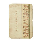  Sweet Gelukkig Kersubs dansen Gepersonaliseerd Badmat (Voorkant Verticaal)