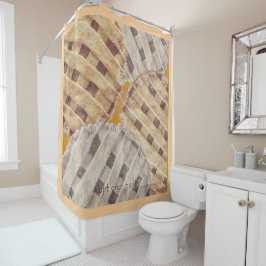 Sweet Georgia Peach Pie Custom Shower Curtain Douchegordijn