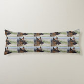 Sweet German Shepherd Dog Lichaamskussen (Voorkant)