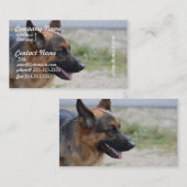 Sweet German Shepherd Dog Visitekaartjes (Voorkant / Achterkant)