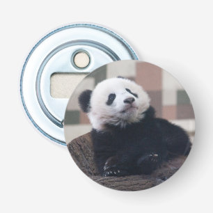 Sweet Giant Panda Baby Button Flesopener