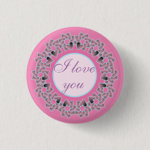 Sweet Gifts en Favors Floral Design Ronde Button 3,2 Cm