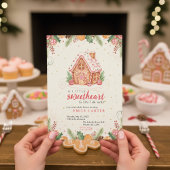 Sweet Gingerbread Baby Shower Kaart