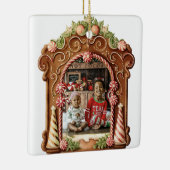 Sweet Gingerbread Foto Keramisch Ornament (Rechts)