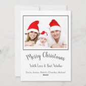 Sweet Gingerbread House Feestdagenkaart (Achterkant)