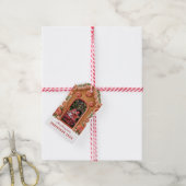 Sweet Gingerbread House Foto Cadeaulabel (Met Touw)
