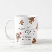 Sweet Gingerbread Man Kerstmis Koffiemok (Links)