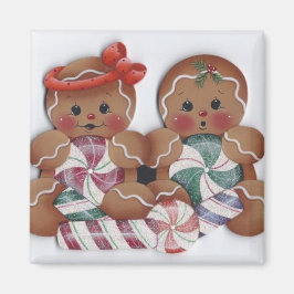 Sweet Gingerbread Snoep Twins Keukenmagneet Magneet