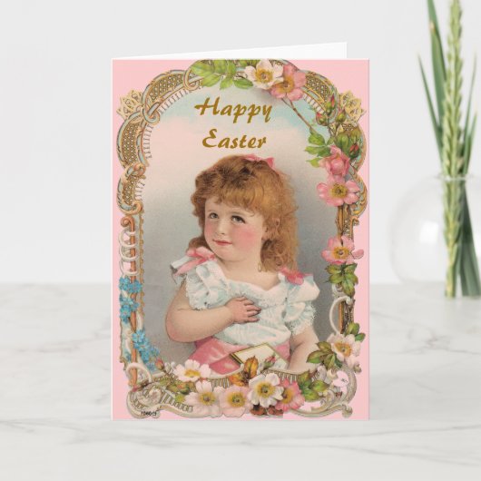 Sweet  Girl Feestdagen Kaart (Voorkant)