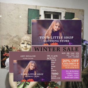 Sweet Girl, kinderkledingwinkel Adverteren Flyer