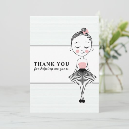 Sweet Girl Teacher Bedankt (Staand voorkant)