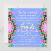 Sweet Girly Dentelle fractée Invitations spéciales (Dos)