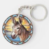 Sweet Glas in lood Donkey Sleutelhanger (Achterkant)