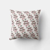 "SWEET GNOME/DIFFERENT SIDE" CHRISTMAS PILLOW KUSSEN (Achterkant)
