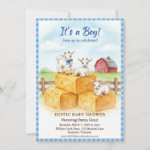 Sweet Goats Baby Shower Invitation (Devant)