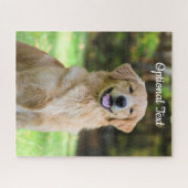 Sweet Golden Retriever Dog Legpuzzel (Horizontaal)