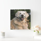 Sweet Golden Retriever Wall klok (Huis)