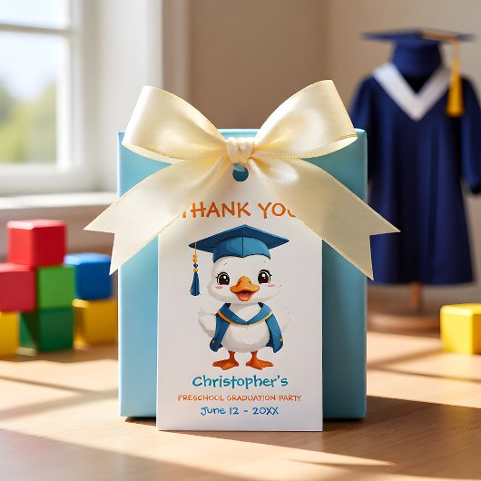 Sweet Goose Preschool Graduation Cadeaulabel