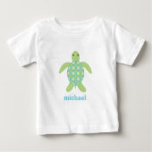 Sweet Green en Blue Baby Turtle (Voorkant)