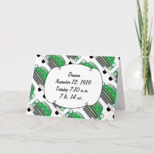 Sweet Green Retro Car Baby shower Gifts