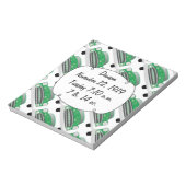 Sweet Green Retro Car Baby shower Gifts Notitieblok (Gedraaid)