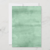 Sweet Greenery Floral Baby shower Invitation (Dos)