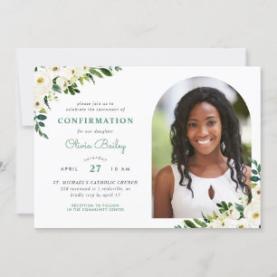 Sweet Greenery Floral foto bevestiging Kaart