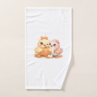 Sweet Halloween Bird Friends Autumn Kitchen Towel Handdoek