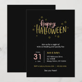 Sweet Halloween Party Uitnodiging (Voorkant / Achterkant)