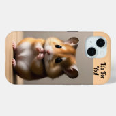 Sweet Hamster iPhone / iPad hoesje (Achterkant (horizontaal))
