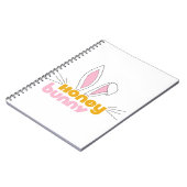 Sweet Happy Hunny Bunny Honey Rabbit Art Notitieboek (Linkerzijde)