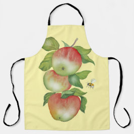 Sweet Harmony: Waterverf appels en een bij Schort