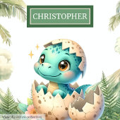 Sweet Hatching Bientôt bébé Dinosaur Baby Coussin 