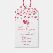 Sweet heart-Baby shower Cadeaulabel (Voorkant)