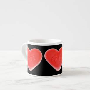 Sweet Heart Black espresso mok