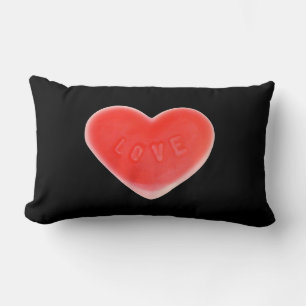 Sweet Heart Black met twee patronen: kussen met lu