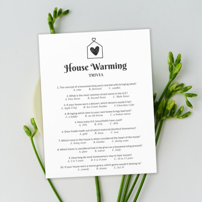 Sweet Heart House Warming Party Game (Sweet Heart House Warming Party Game)