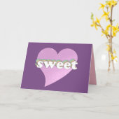 Sweet Heart Kaart (Gele Bloem)