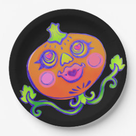 Sweet Heart Pumpkin Halloween Decor Papieren Bordje