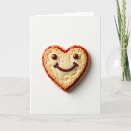 Sweet Heart Smiling Card Kaart (Voorkant)