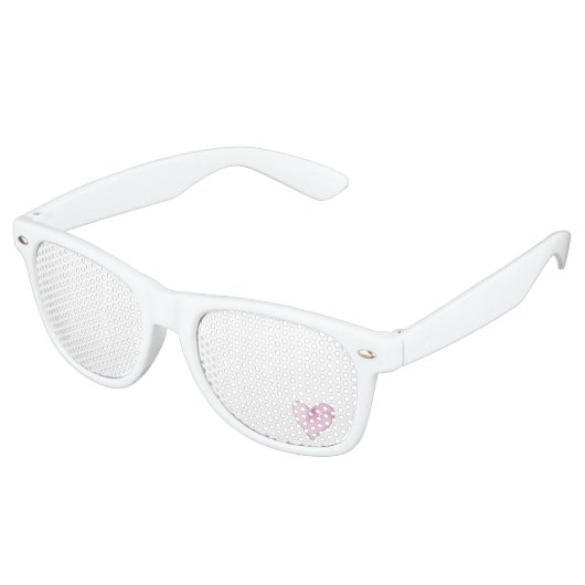 Sweet Heart White Rose Love Fun Party Lunettes de  (Angulaire)