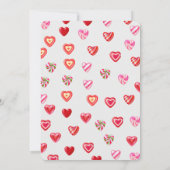 Sweet Hearts-Baby shower Kaart (Achterkant)