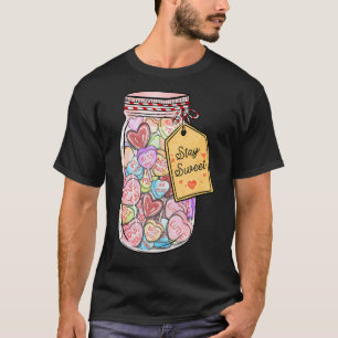 Sweet Hearts Candy Jar Conversa Harten Va T-shirt