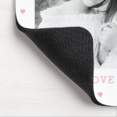 Sweet Hearts EDITABLE KLOR Aangepaste foto Muismat (Hoek)